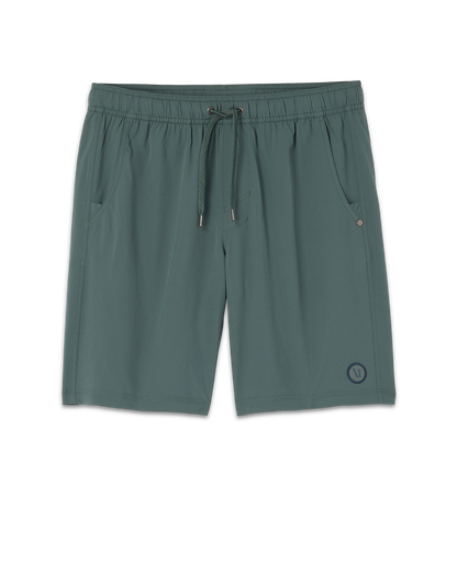 Vuori Kore Short Lined 9" Men's Agate Green Tonal Shorts