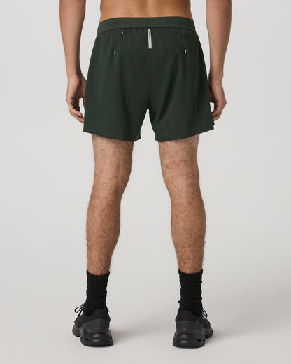 Vuori Qualify Short Lined 5" Men's Deep Forest Training Shorts