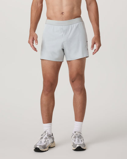 Vuori Qualify Short Lined 5" Men's Sky Grey Training Shorts