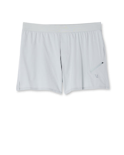 Vuori Qualify Short Lined 5" Men's Sky Grey Training Shorts