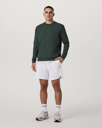 Vuori Crosscourt Short Unlined 7" Men's White Tennis Shorts