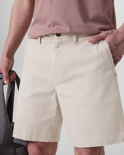 Vuori Fletcher Short Classic Fit 8" Oatmeal