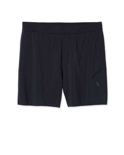 Vuori Qualify Run Short Lined 6" Men's Black Run Shorts