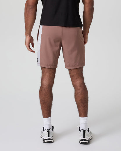 Vuori Kore Short X2 Lined Classic Fit 7" Sedona Brown/Salt/Amethyst Grey