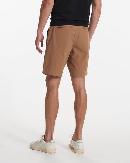 Vuori Meta Short Camel Brown Relaxed Fit Chino Shorts