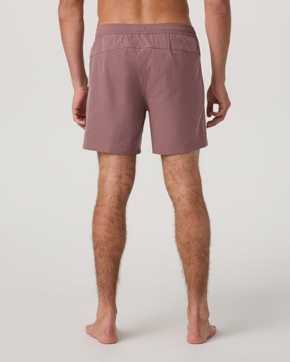 Vuori Maverick Volley Short Lined Men's Adobe Swim Shorts