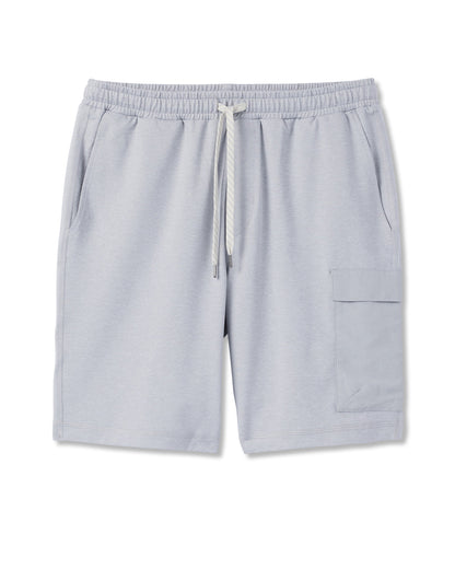 Vuori Sunday Performance Utility Short Classic Fit 8" Platinum Heather