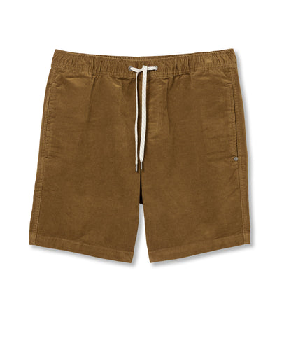 Vuori Optimist Elastic Waist Short 8" Men's Rum Relaxed Shorts