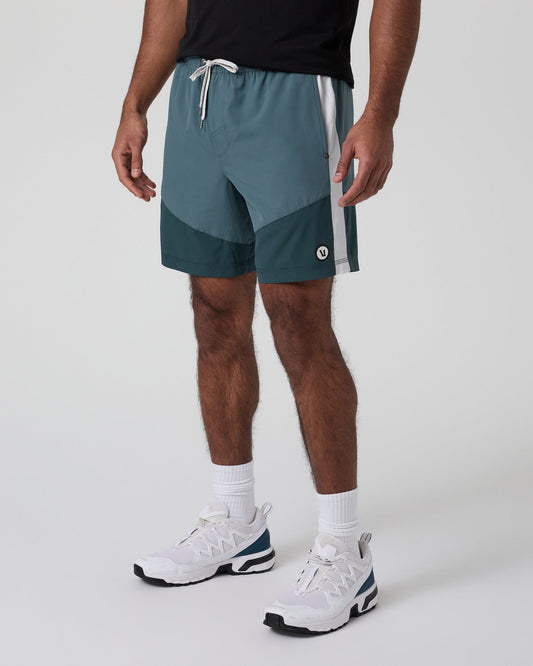 Vuori Kore Short X1 Lined Classic Fit 7" Light Deep Sea/Deep Sea/Salt