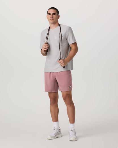 Vuori Kore Short Unlined 7" Men's Summer Red Athletic Fit Shorts