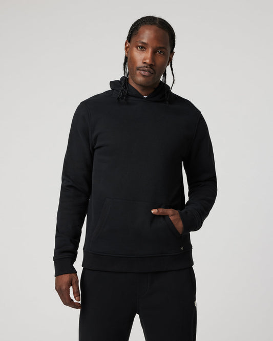 Vuori Seaside Pullover Hoodie Men's Black Fleece Hoodie