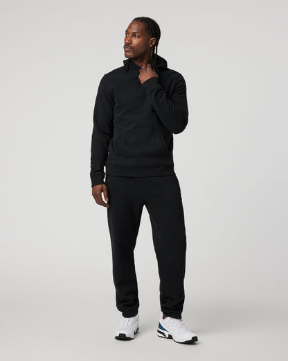 Vuori Seaside Pullover Hoodie Men's Black Fleece Hoodie