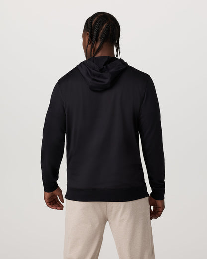 Vuori Sunday Hoodie 2.0 Men's Black Athletic Fit Hoodie