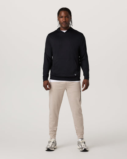 Vuori Sunday Hoodie 2.0 Men's Black Athletic Fit Hoodie