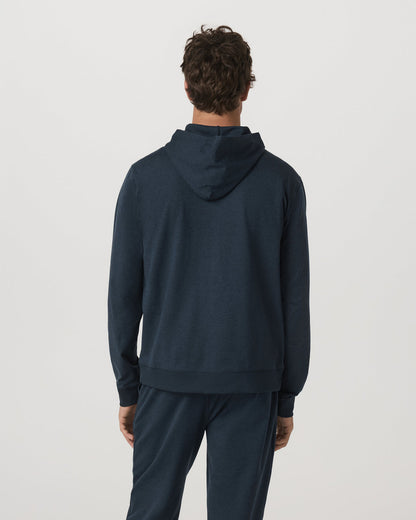Vuori Coronado Full Zip Hoodie 2.0 Men's Midnight Heather Jacket