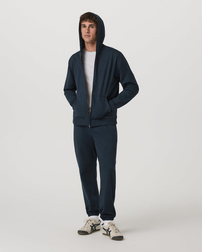 Vuori Coronado Full Zip Hoodie 2.0 Men's Midnight Heather Jacket