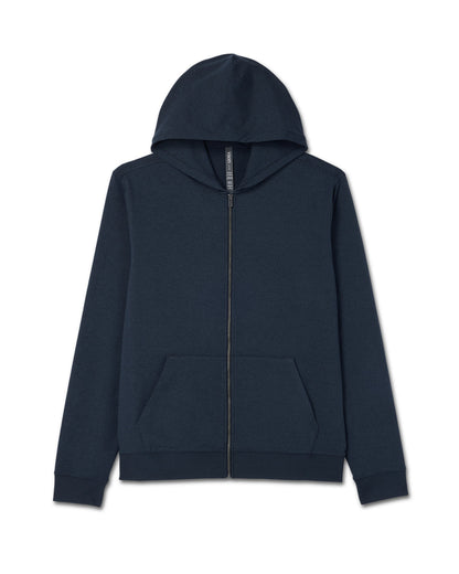 Vuori Coronado Full Zip Hoodie 2.0 Men's Midnight Heather Jacket