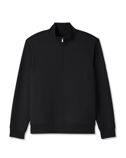 Vuori Seaside 1/2 Zip Classic Men's Black Pullover