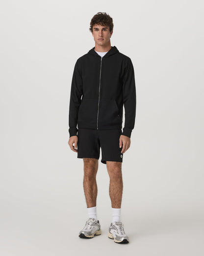 Vuori Coronado Full Zip Hoodie 2.0 Men's Black Heather Jacket