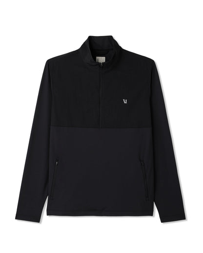Vuori Sunday Element Half Zip Black
