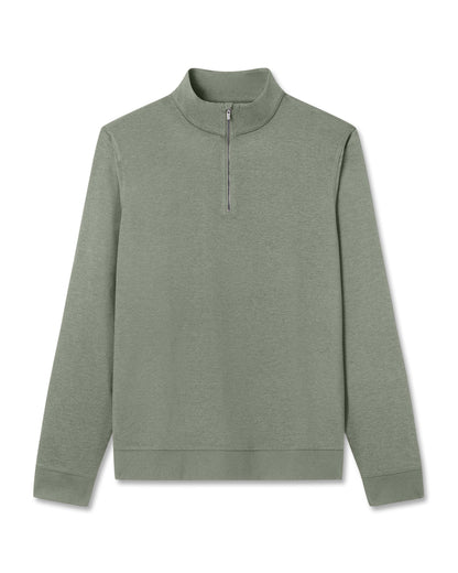 Vuori Coronado Half Zip Men's Light Oregano Heather Pullover