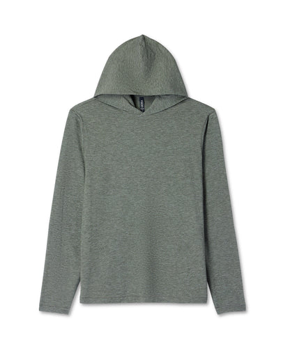 Vuori Long Sleeve Everyday Fitness Hoodie River Rock Heather