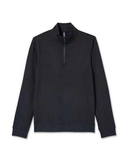 Vuori Coronado Half Zip Black Heather
