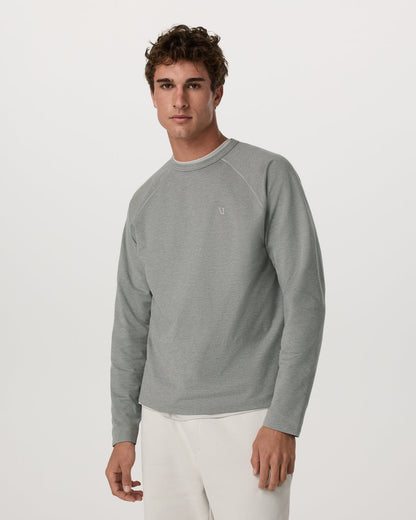 Vuori Coronado Crew - Relaxed Fit Driftwood Heather Crewneck