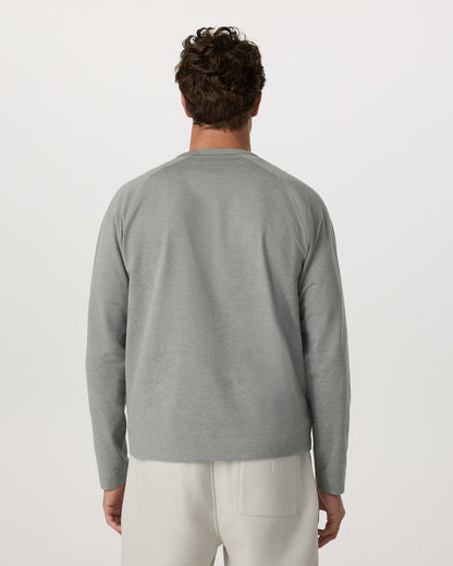 Vuori Coronado Crew - Relaxed Fit Driftwood Heather Crewneck