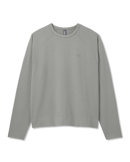 Vuori Coronado Crew - Relaxed Fit Driftwood Heather Crewneck