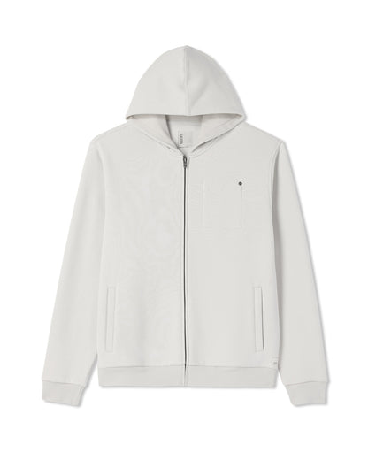Vuori Seaside Full Zip 2.0 Men's Salt Full Zip Hoodie