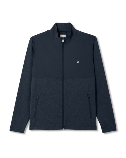 Vuori Sunday Element Track Jacket Men's Ink Heather Jacket