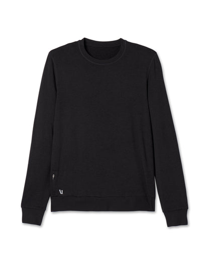 Vuori Ponto Performance Crew Men's Black Pullover