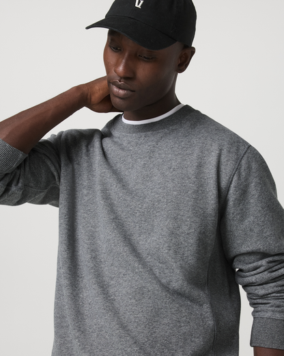 Vuori Cypress Vintage Crew Men's Heather Grey Fleece Pullover