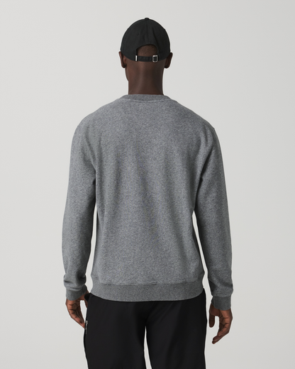 Vuori Cypress Vintage Crew Men's Heather Grey Fleece Pullover