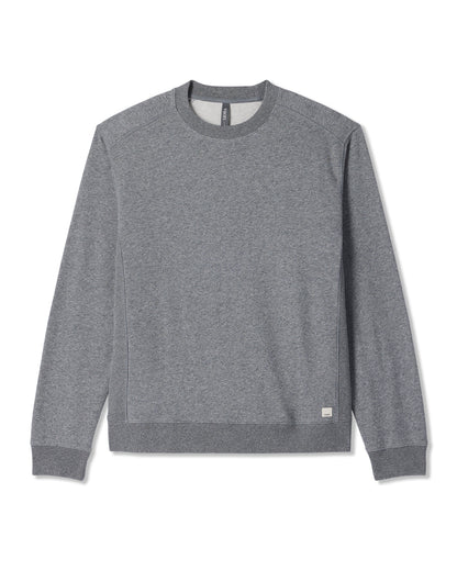Vuori Cypress Vintage Crew Men's Heather Grey Fleece Pullover