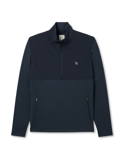 Vuori Sunday Element Half Zip Ink Heather