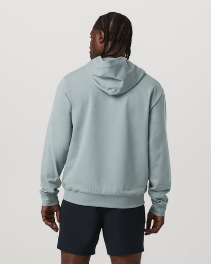 Vuori Men's Coronado Pullover Hoodie 2.0 Misty Blue Heather