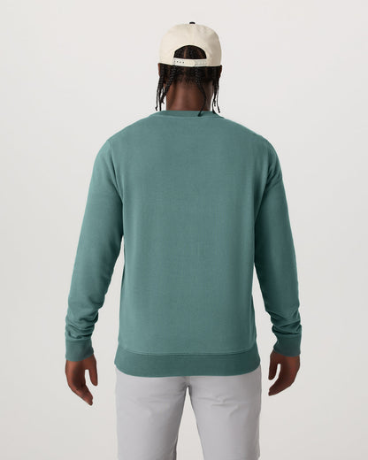 Vuori Cypress Logo Crew Men's Bluegrass Sweatshirt