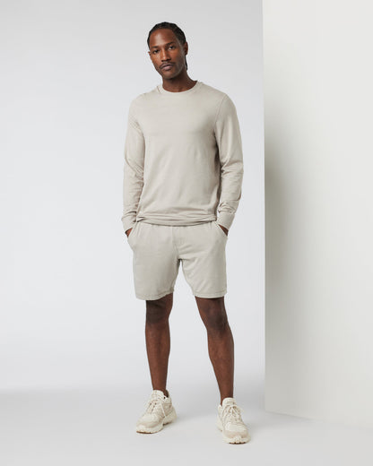 Vuori Ponto Performance Crew Dark Salt Heather Pullover