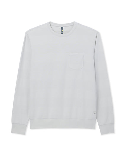 Vuori Jeffreys Crew 2.0 Men's Winter Grey Heather Pullover
