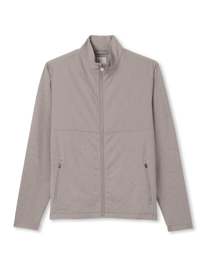 Vuori Sunday Element Track Jacket Mocha Heather