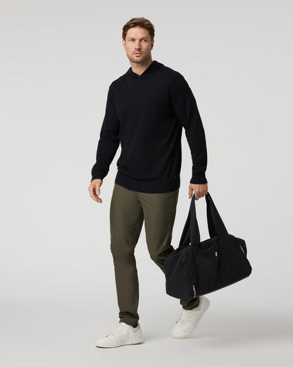 Vuori Fluent Sweater Hoodie Black Cotton Cashmere Hoodie