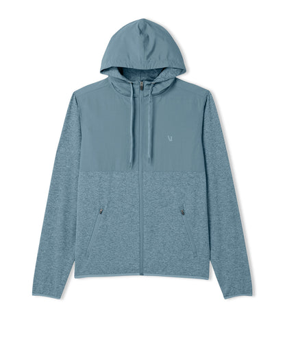 Vuori Sunday Element Jacket Men's Smoke Blue Heather Jacket