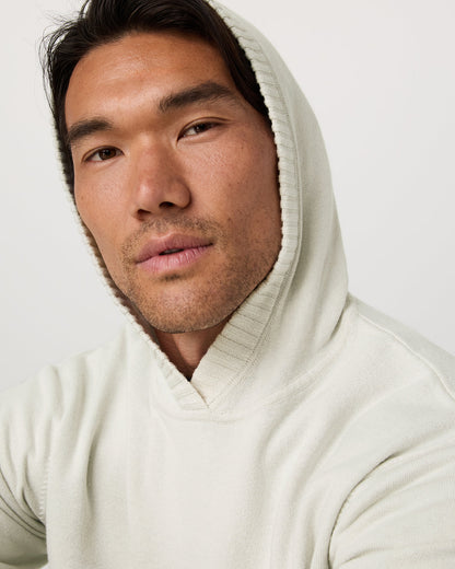 Vuori Fluent Sweater Hoodie Men's Winter Grey Cashmere Hoodie