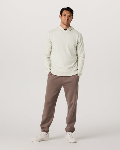 Vuori Fluent Sweater Hoodie Men's Winter Grey Cashmere Hoodie