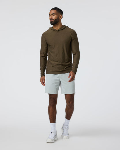 Vuori Strato Tech Hoodie Men's Moss Green Workout Hoodie