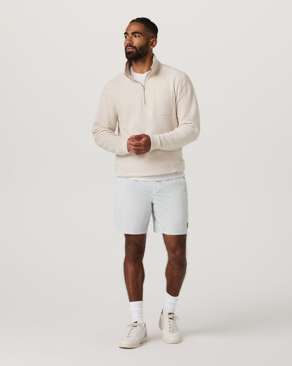 Vuori Beach Fleece 1/2 Zip - Relaxed Bone Heather Pullover