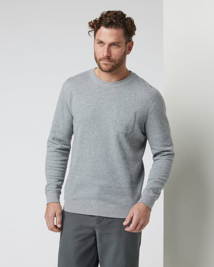 Vuori Jeffreys Pullover Heather Grey Pullover Clothing