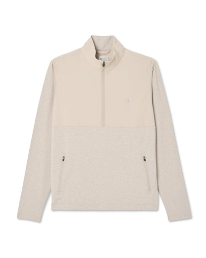 Vuori Sunday Element 1/2 Zip Men's Toast Heather Pullover